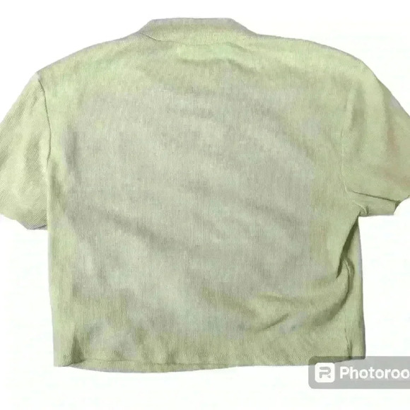 Me to We ribbed green tea crop top size M - Picture 2 of 6